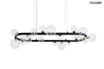 MOOSEE lampa wisząca ALURE OVAL 120       czarna