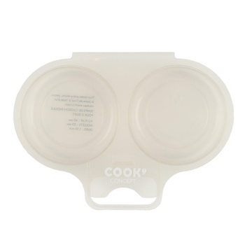 Pojemnik do gotowania jajek               w mikrofalówce biały
