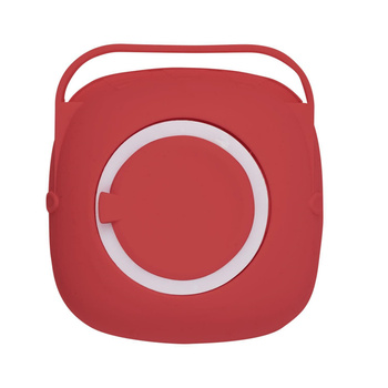 Szczotka do naczyń z pojemnikiem na płyn  czerwony