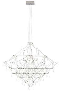 Lampa wisząca CONSTELATION 77 - LED, stal szczotkowana