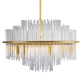 Lampa wisząca LUXORIA złota 50*35 cm