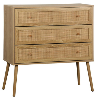 Komoda Ballo 3 szuflady naturalna
