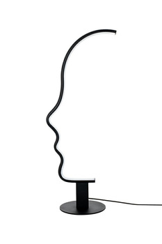 MOOSEE lampa stołowa FACE TABLE czarna