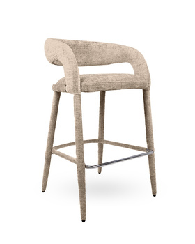 MaMaison krzesło barowe IRIS beżowe