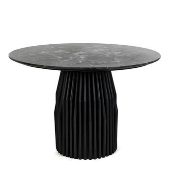 MaMaison stół jadalniany LEVANTE 120      czarny marmur
