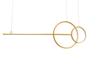 MOOSEE lampa wisząca RAGE złota