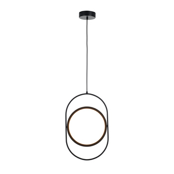 Lampa wisząca ELIPSE M LED czarna 45 cm