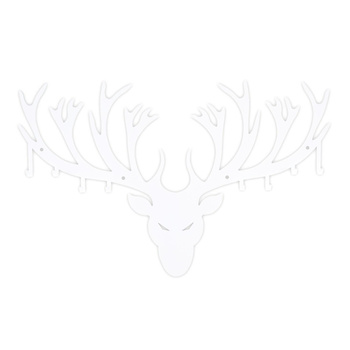 Wieszak ścienny Poroże biały